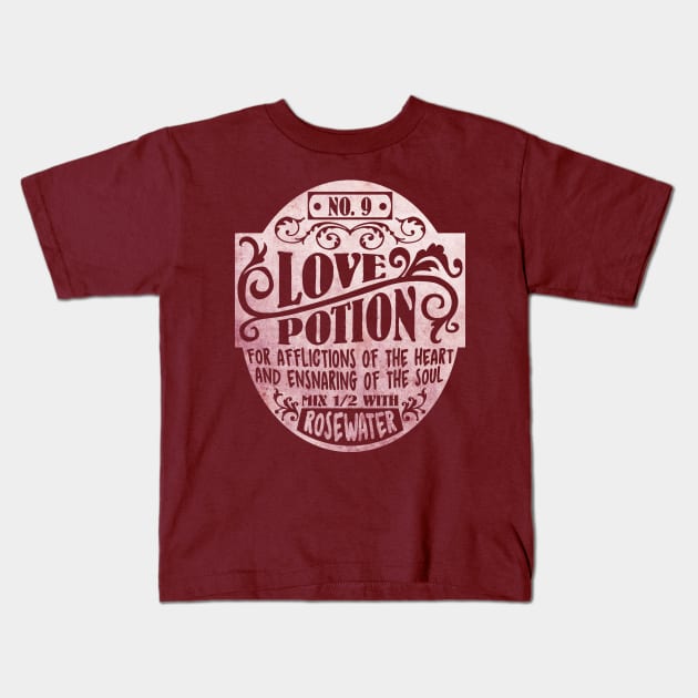 Love Potion No. 9 Kids T-Shirt by WhatProductionsBobcaygeon